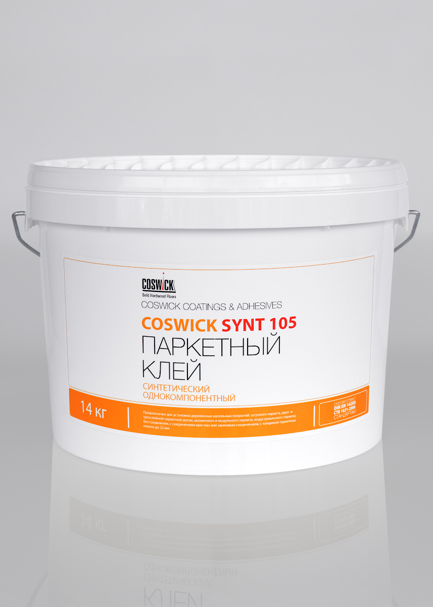 Synthetic resin solventbased ﬂooring adhesive COSWICK Synt 105